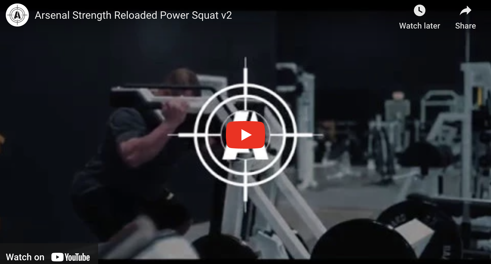 Video of Arsenal Strength Reloaded Power Squat Machine