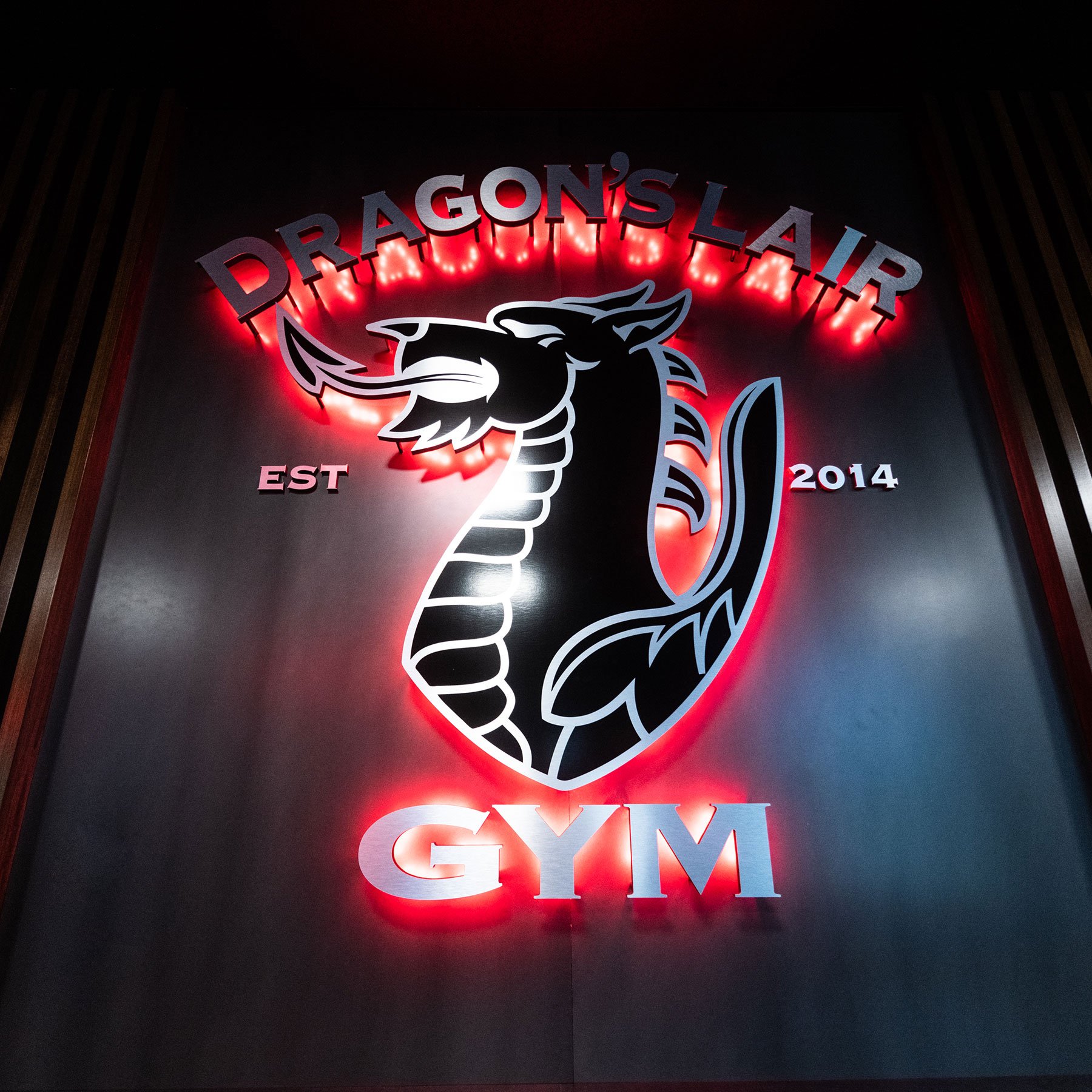 Gym Design  The Dragon's Lair Gym in Las Vegas 