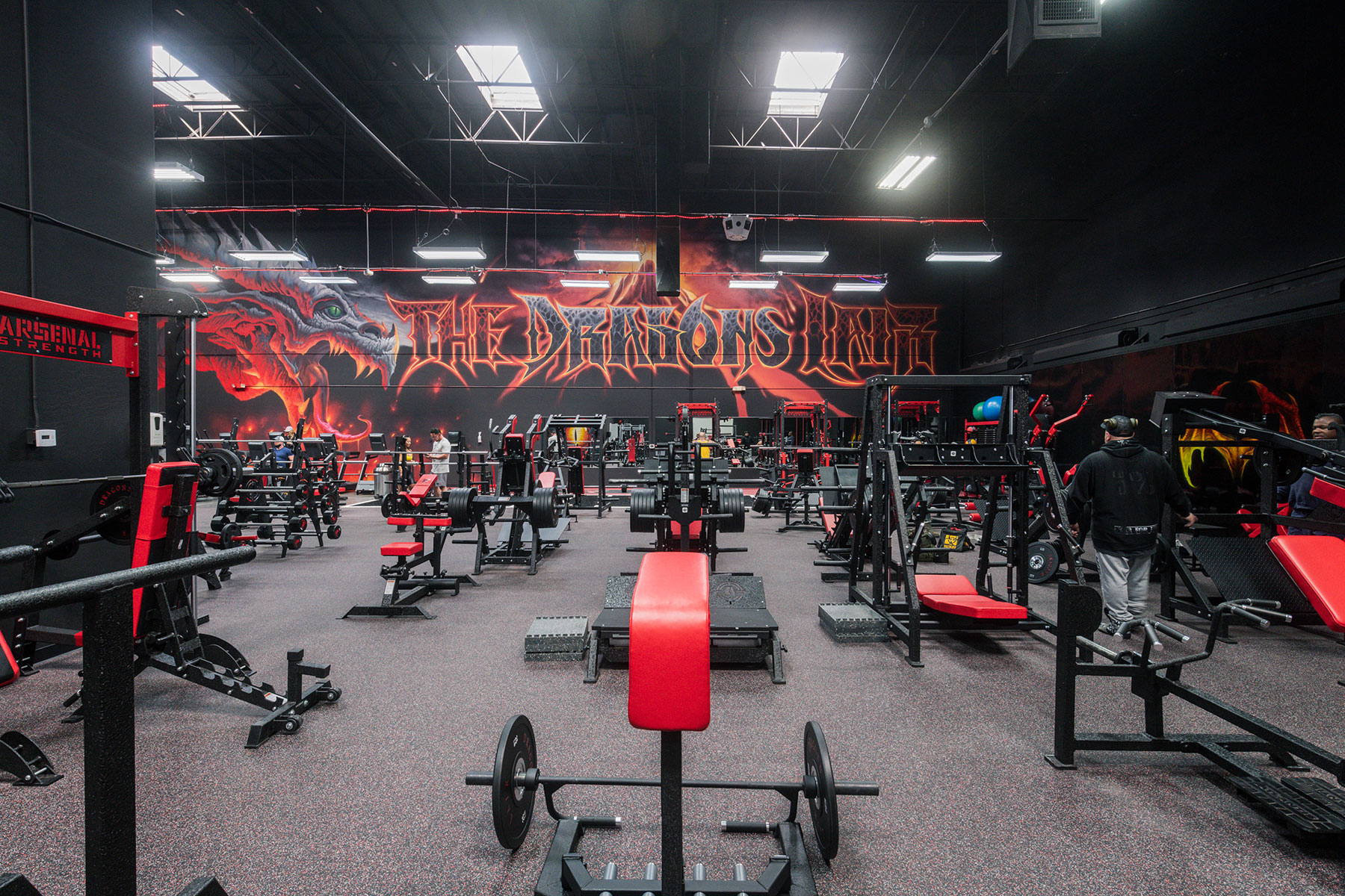 Take a tour of Flex Lewis' Dragon's Lair Gym in Vegas